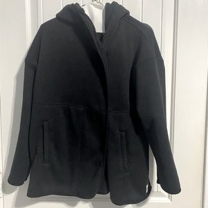 The North Face hooded wrap sweater
